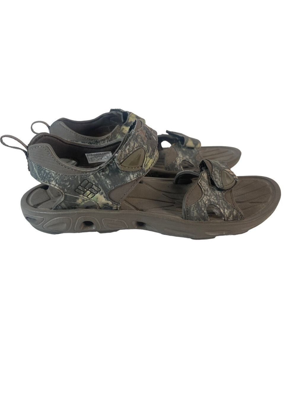 Columbia Techsun 3 PFG Lightweight Hook and Loop Open Toe Camouflage Sandal